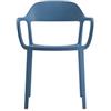 Unisit Seduta attesa Mina - con braccioli fissi - blu - Unisit (unità vendita 1 pz.)