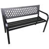 Garden Friend Panca da giardino Boulevard - 75 x 50 x 120 cm - acciaio-ABS - nero - Garden Friend (unità vendita 1 pz.)
