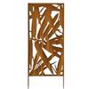 Verdemax Pannello decorativo - acciaio corten - 50 x 100 cm - corten - Verdemax (unità vendita 1 pz.)