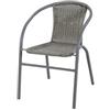 Verdelook Sedia IOS - 53,5 x 60 x H75 cm - grigio - Verdelook (unità vendita 1 pz.)