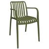 Verdelook Sedia Nives - 56 x 42 x 81 cm - PP - verde - Verdelook (unità vendita 1 pz.)