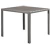 Verdelook Tavolo Tenerife - quadrato - 78 x 78 x 74 cm - grigio - Verdelook (unità vendita 1 pz.)