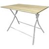 Verdelook Tavolo Thiny small - 80 x 60 x 75 cm - effetto legno - Verdelook (unità vendita 1 pz.)