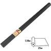 PRO nappe Tovaglia damascata - in rotolo - 1,18 x 25 m - carta - nero - Pro Nappe (unità vendita 1 pz.)