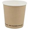 Signor Bio Bicchiere caffè - carta - 75 ml - avana - Signor Bio - conf. 50 pezzi (unità vendita 1 pz.)