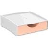 CEP Cassettiera componibile Storage box - 18,6 x 18,5 x 6,4 cm - pesca - Cep (unità vendita 1 pz.)