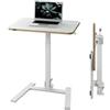 LEITZ Scrivania Compatta Pneumatica Sit-Stand - mobile - pieghevole - 65 x 46 x 74-109 cm - bianco - Leitz (unità vendita 1 pz.)