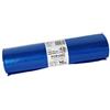Bio Extrusion Sacco rifiuti - PCR - 90 x 120 cm - 120 L - 60 gr - azzurro -Bio Extrusion - conf. 10 pezzi (unità vendita 1 pz.)