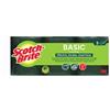 3M Spugna abrasiva Basic - 14,2x2,4x11,5 cm - giallo-verde - Scotch-Brite - conf. 3 pezzi (unità vendita 1 pz.)