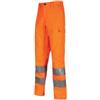 U-Power Pantaloni alta visibilità Vega - taglia XL - arancio fluo - U-Power (unità vendita 1 pz.)