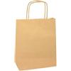 Mainetti Bags Shopper - maniglie cordino - 14 x 9 x 21 cm - carta biokraft - avana - Mainetti Bags - conf. 25 pezzi (unità vendita 1 pz.)