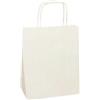 Mainetti Bags Shopper - maniglie cordino - 14 x 9 x 21 cm - carta kraft - bianco - Mainetti Bags - conf. 25 pezzi (unità vendita 1 pz.)