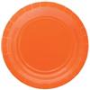 BIG PARTY Piatti piani Ecocolor - Ø18cm - biodegradabile - arancione - Big Party - conf. 25 pezzi (unità vendita 1 pz.)