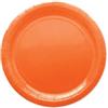 BIG PARTY Piatti piani Ecocolor - Ø24cm - biodegradabile - arancione - Big Party - conf. 25 pezzi (unità vendita 1 pz.)