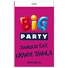 BIG PARTY Tovaglia TNT - 160 x 260 cm - fucsia - Big Party (unità vendita 1 pz.)