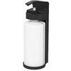 Medial Dispenser Nenya - con supporto murale - 6,5 x 7,1 x 18,2 cm - 300 ml - ABS - nero - Medial International (unità vendita 1 pz.)