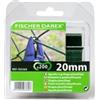 Fischer Darex Punti per reti - 20 mm - verdi - Fischer Darex - conf. 200 punti (unità vendita 1 pz.)