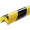 DURABLE Profilo paracolpi C25R - magnetico - per superfici angolari - forma arrotondata - giallo-nero - 1 m - Durable (unità vendita 1 pz.)