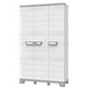 TERRY Armadio CAB102A sequoia - 3 ante - 102 x 39 x 172 cm - plastica - grigio - Terry (unità vendita 1 pz.)