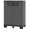 TERRY Armadio CAB680 ardesia - 2 ante - 68 x 39 x 93,5 cm - plastica - nero - Terry (unità vendita 1 pz.)