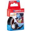 Geko Nastro adesivo telato Tex - 19 mm x 2,7 m - nero - Geko (unità vendita 1 pz.)