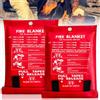GAOUTO 2 Pezzi Coperta Antincendio 150 * 150 cm, Coperta Antifuoco Riutilizzabile in Tessuto di Fibra di Vetro, Design Sicuro Coperta per Cucina, Camino, Barbecue, Auto, Campeggio, Casa, Caravan
