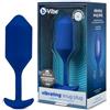 B-Vibe Vibrating Snug Plug Navy Blue Xlarge - 500 g