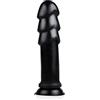 BUTTR Madbull Muzzl Dildo (Ø 5.7-7 cm) Dildo grande con testa a costine e forte ventosa, offre una sensazione di riempimento anale, ampie creste, base larga