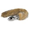 EasyToys Spina Anale Piccola spilla di Foxtail con le bande, gioco di spunta Plug Women EasyToys Rilievo di sollecitazione