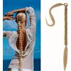 QKEPCY Coda di Cavallo Extension, 80cm Posticci per capelli Extension Finta Coda Capelli Lisci CapelliLunga Estensione Capelli sintetica a coda di cavallo lunga e dritta (Biondo Chiaro)