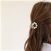 Wendalern Boho Pinza pequeña para el pelo, horquilla de perlas para boda, pasador, pinzas para la mandíbula para el pelo, accesorios para el cabello para mujeres y niñas