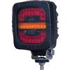 HORPOL Fanale posteriore a LED HORPOL ROCA LZD 2803, 3 funzioni, universale con supporto