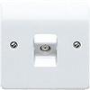 MK K3520WHI - Presa coassiale TV/FM
