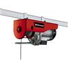 Einhell Argano TC-EH 500 (230 V, Portata con rullo guida 500 kg, 1000 W, Hub altezza 11,5 m, 12 m fune metallica)