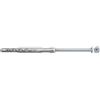 Fischer Tasselli prolungati SXRL 8x80 T (50 Tasselli, 50 viti),Per: facciate, controsoffitti e sottostrutture per tetti in legno e metallo, cornici in legno, serramenti e finestre,540114