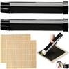 Seasboes 4 Pezzi Sushi Maker, Set per Sushi Fai da Te, Kit per Principianti, per Feste, Casa, Picnic