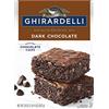 Ghirardelli Dark Chocolate Brownie Mix, 20-Ounce Boxes (Pack of 4)