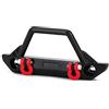 INJORA RC Paraurti anteriore 1/24 Paraurti in metallo con luci per RC Crawler Auto Axial SCX24 Parte AXI00002T2 Wrangler JLU CRC Parti di aggiornamento (B)