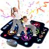 KIZJORYA Tappetino da Ballo Giocattolo per Bambini, Tappetino da Ballo Elettronico con Bluetooth Wireless 5 velocità 9 Livelli, Gioco Musicale per Ragazze Ragazzi 3 4 5 6 7 8 9 10 Anni（Nessuna Luce）