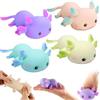 Ourdort Axolotl - 4 Pezzi Axolotl Squishy,Squeeze Giocattoli,Antistress Squeeze Toy | Giocattoli Axolotl Squeeze Toy,Axolotle Squishy Squeeze,Giocattoli Antistress,Pinch Toy,Giocattolida Spremere