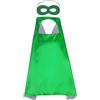 Proumhang Mantello Maschera set Halloween Natale Carnevale Bambini Festa di compleanno Cosplay Performance Costume Mantello Mantelli da Supereroe per Bambini da 1 a 9 anni Verde