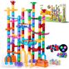 JOYIN 137 pezzi Circuito di marmo Labirinto di marmo Pista di palline Labirinto di marmo Gioco educativo Regalo di compleanno di Natale Giocattolo per bambini