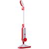 Dirt Devil DD7002 Pulitore a vapore, 1300 W, 330 ml, 3 accessori, 3 livelli di vapore, Bianco-Rosso