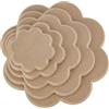 NBEADS 5 pz 5 Misure Mazza da Tornio per Vasaio, Piatto in Ceramica A Forma di Fiore Foglio in Fibra di Legno A Media Densità Strumenti per Argilla Costruzione Manuale Fai da Te, 1.5cm di Spessore