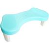 Rieoany Pedana WC per adulti, sgabello WC ergonomico, per un comfort di defecazione, 40 x 20 x 13,4 cm (Blu)