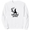 Mademark Arte Giapponese Samurai Spirit Warrior per Uomo Felpa, Unisex per Adulti, Bianco, XL