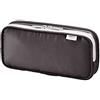 Lihit Lab, astuccio doppio, nero, 8,4 x 17,5 cm (A-7660-24) 4.1 x 8.7 Black
