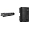 IBIZA AMP2000-MKII Bundle - Amplificatore 2x1500W + Diffusore PA XTK15-MKII 15