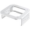 NewHail Supporto da scrivania per Mac Mini M4/M4 Pro 2024, supporto da scrivania e montaggio a parete con design a dissipazione del calore, compatibile con Mac Mini M4/M4 Pro, argento