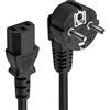 FSKE Cavo di Alimentazione 5M EUR CEE 7/7 SCHUKO-IEC 320 C13 Caricabatterie per Monitor PC, Computer, TV, Stampante